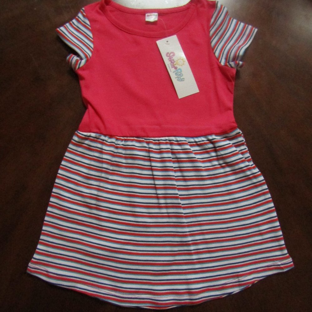 Sunshine Peppy girls knit dress 4T